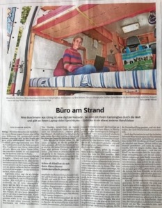 Büro am Strand, Artikel aus der SZ